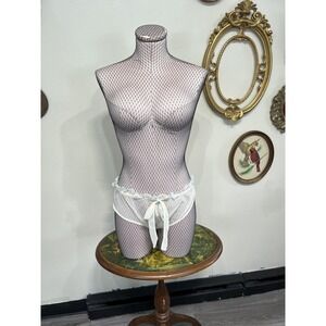 Victoria's Secret "Sexy Little Things" Polka Dot Ruffle Panty Size L